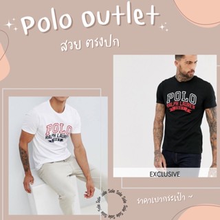 T2024 เสื้อยืดคอกลม แขนสั้น ผู้ชาย Polo bear by Ralph Lauren S อก 34”-36”ผ้าคอตตอน 100%