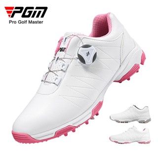 PGM Golf Sneakers กันน้ำน้ำหนักเบาพร้อมหัวเข็มขัดผู้หญิงรองเท้ากอล์ฟผู้หญิงรองเท้ากีฬา