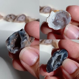 Agate Geode 🌳🏞️ #A8-#A10 โพรงอาเกต #druzy จีโอด อาเกต หินธรรมชาติ