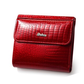 HH Mini Wallet womens wallets and Purses Alligator Short Wallet Genuine Leather Female Purse ID Card Holder Money Coin b