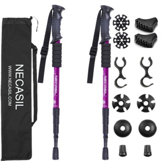 2pcs/lot hiking poles Walking stick trekking poles Lightweight Walking cane defense stick 4 Season/All with Hiking acces