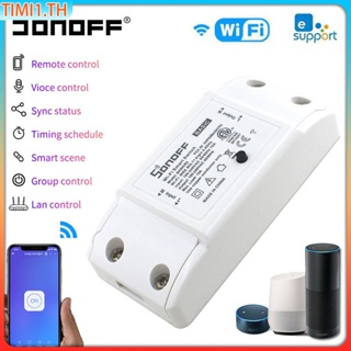 Sonoff BASIC R2 MINI โมดูลสวิตช์อัจฉริยะ อุปกรณ์ Wi-Fi รีโมตคอนโทรล ทํางานร่วมกับ Ewelink ควบคุมด้วยเสียง Alexa และ Google Home