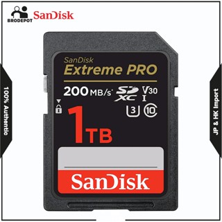 SanDisk 128GB 256GB 512GB 1TB Extreme PRO SDXC UHS-I Memory Card - C10, U3, V30, 4K UHD, SD Card - SDSDXXD-1T00-GN4IN