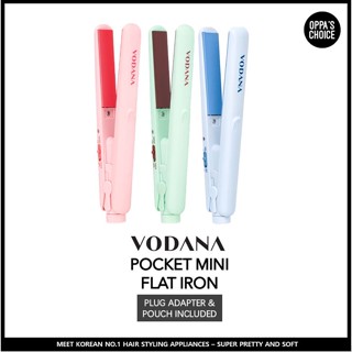 [พร้อมส่ง] VODANA เครื่องหนีบผมมินิ POCKET MINI FLAT IRON [ปลั๊กอะแดปเตอร์และกระเป๋ารวม]