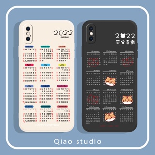 2022 Calendar เคสไอโฟน iPhone 11 14 pro max เคส iPhone 14 plus case 13 12 promax 8พลัส cover 7 8 plus X Xr Xs Max