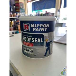 นิปปอนเพนต์ รูฟซีล ขนาด 1 แกลลอน หรือ 4 กก. Nippon Paint Roofseal มี 3 สี ขาว/เทา/เขียว