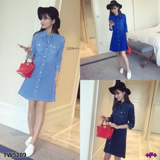 CS5209  เดรสยีนส์ฟองสี  bubble jeans dress