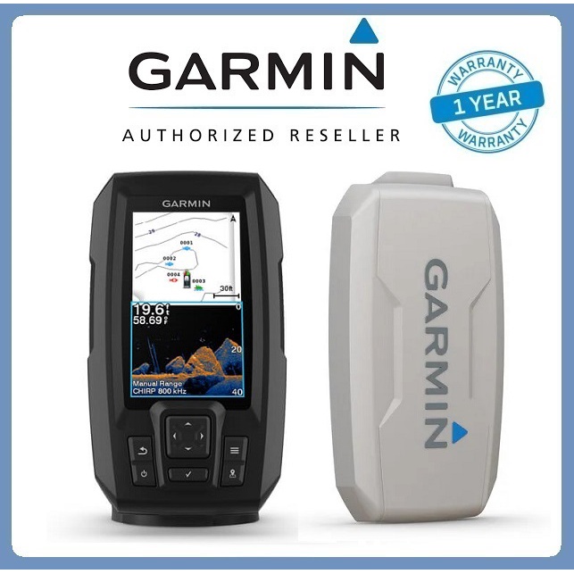 เครื่องหาปลา+GPS ยี่ห้อ Garmin Striker Vivid 4cv with Transducer &amp; Cover (เมนูอังกฤษ)