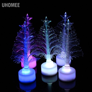 Uhomee โคมไฟ Led ไฟเบอร์ออปติก ขนาดเล็ก หลากสีสัน สําหรับต้นคริสต์มาส