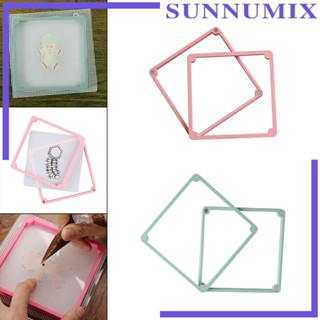 [Sunnimix] Icing Cookie Stencil Holder Decorating Pink