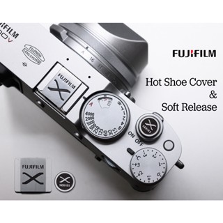 ชุด Soft Release ปุ่มชัตเตอร์ และ Hot Shoe Cover ปิดช่องแฟลช Fuji X100V XT5 XE4 XT4 XPRO3 XT30 XPRO2 XT3 X100F