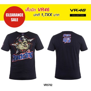 เสื้อยืด Vr46 ลิขสิทธิ์แท้ VR46 T-Shirt Woman Painted 46