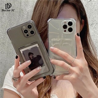 เคสกันกระแทกเคสใส่บัตร เคสซิลิโคนใส เคสใสทรงสี่เหลี่ยม Huawei Mate 50 40 30 P50 P40 P30 Pro 4G 5G 2022