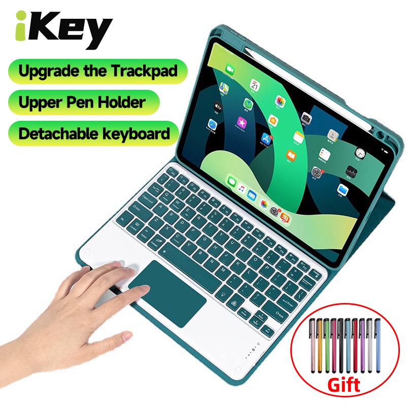 iKey Wireless Keyboard Trackpad Touchpad LED Backlight Case