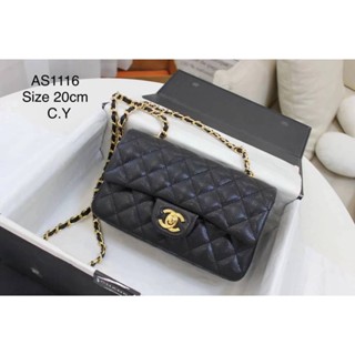 พร้อมกล่อง กระเป๋า chanel งานสวยพร้อมส่ง size 20cm”