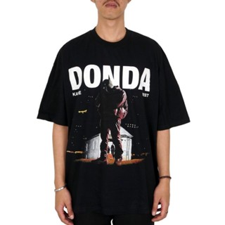 oversize T-shirt เสื้อยืด ลาย DONDA OVERSIZE ของแท้ S-5XL