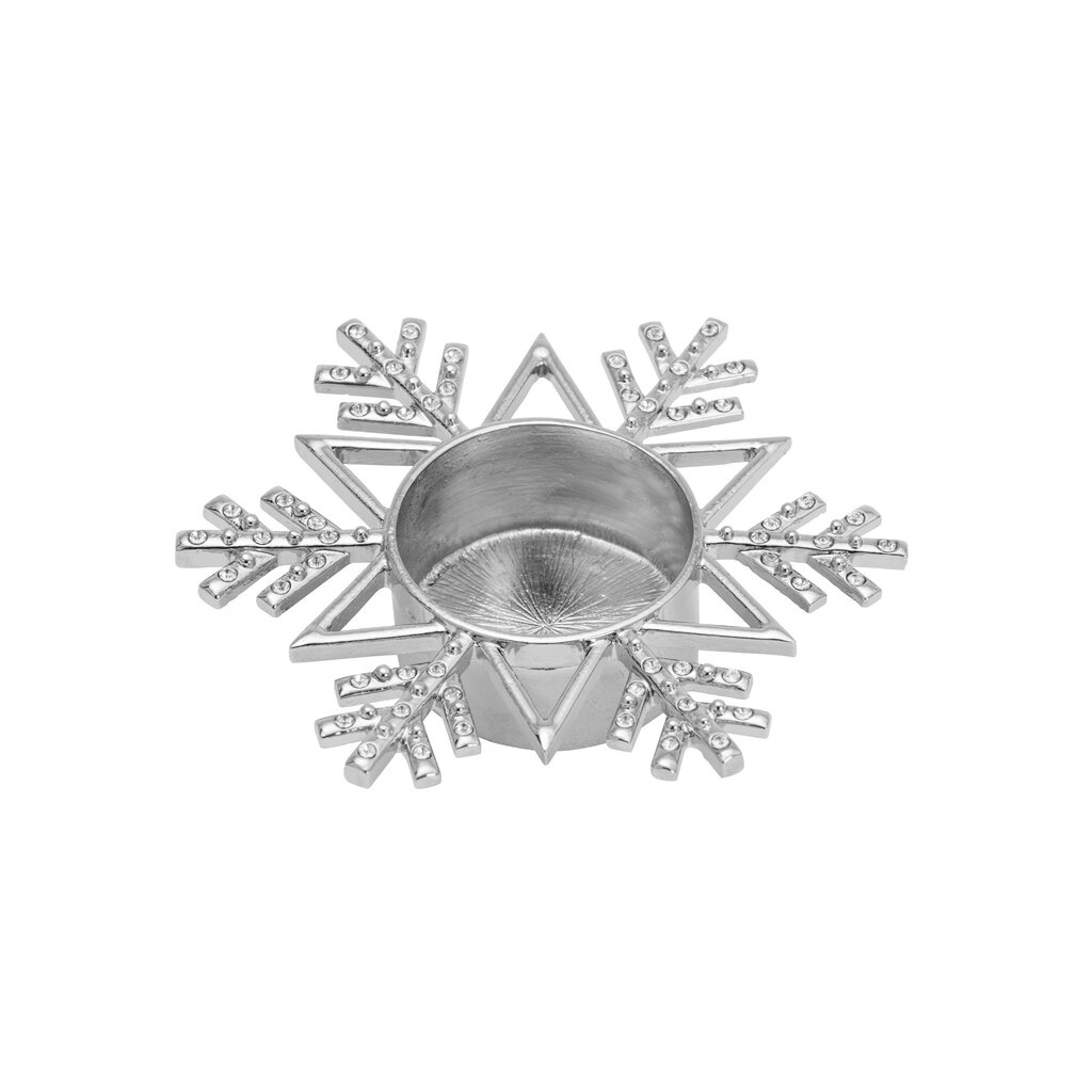 Tea Light Holder Twinkling Snowflake Holiday