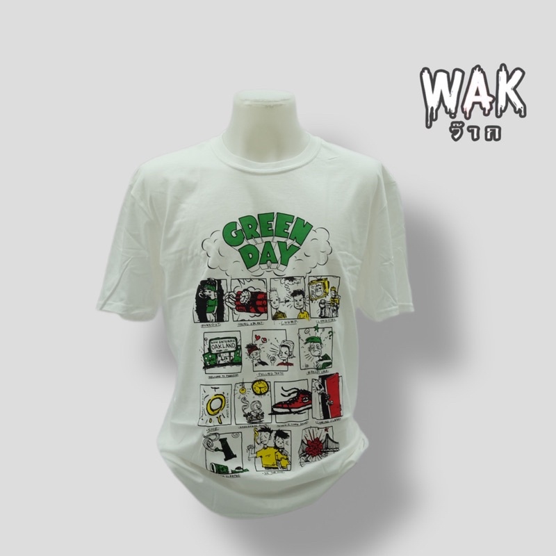 เสื้อวง Green Day ลิขสิทธิ์แท้100%