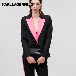 Karl Lagerfeld - KL COLOUR-POP LAPEL TAILORED BLAZER 226W1403 เสื้อเบลเซอร์