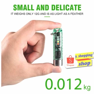 FY11 Super mini ไฟฉายพกพา 9โหมด ห้อยกุญแจได้ มีแม่เหล็กในตัว