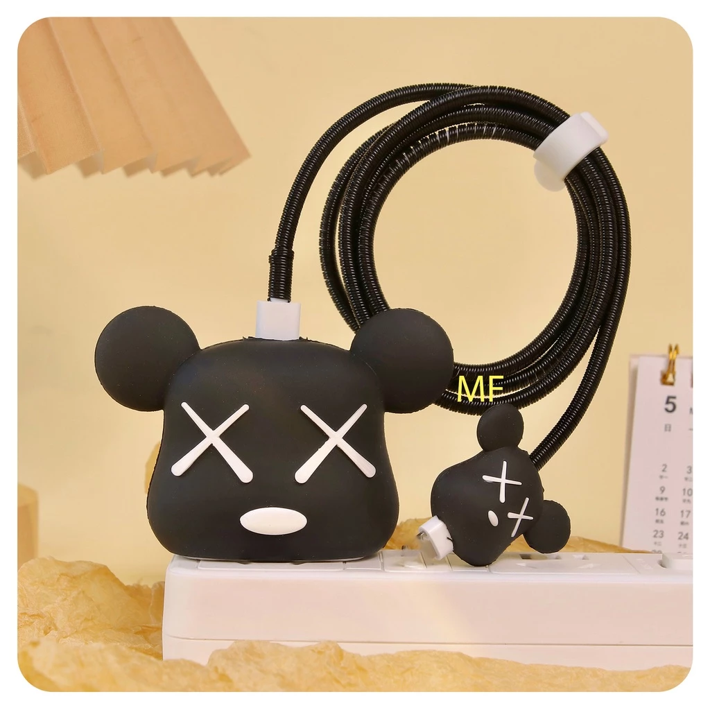 【ส่งจากไทย 18w/20w】เคส สำหรับ ไอโฟน Apple Power Adapter 18W/20W สายชาร์จ ลายการ์ตูนน่ารัก  Cable Bite ตัวถนอมสายชาร์จ thumbnail 4