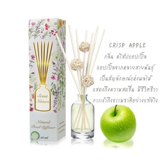 🍏กลิ่นคริส์ป แอปเปิ้ล🍏ก้านไม้หอมปรับอากาศ เซนต์เนเจอร์ ขนาด 50ml.