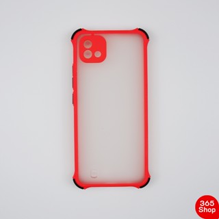 เคส Realme C11 2021 เคสแข็งหลังขุ่น ขอบสีนิ่ม กันกระแทก