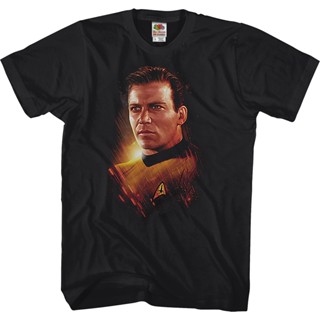 Captain James T. Kirk Star Trek T-Shirt เสื้อยืดถูกๆ เสื้อเชิ้ตชาย