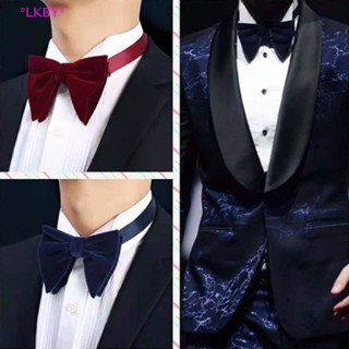 Luckybabys&gt; Fashion Velvet Big Bowties For Women Mens Groom Wedding Bow Tie Cravat Accessories Party  Bow Tie new