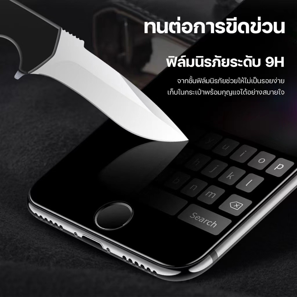 ZZ-shop ส่งจากไทย❀ฟิล์มกระจกกันมอง OPPO ฟิล์มกันเลือก กันมอง OPPO เต็มจอ แบบใส ของA15/A16/A17/A17K/A9 2020/A53/A54/A57/A - รูปที่ 7