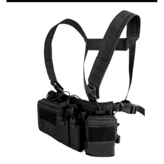 เวสเดินป่า M4 Chest Rig สายโยงบ่า อุปกรณ์ยุทธวิธี น้ำหนักเบา ใส่สบาย