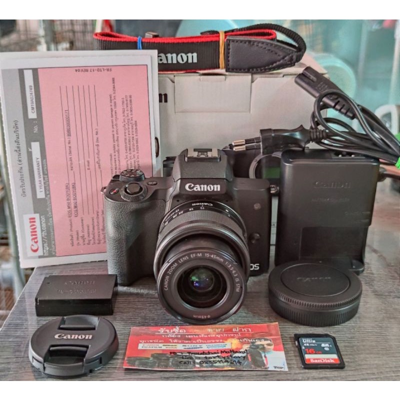 กล้อง Canon M50+15-45 IS STM กล้องมือสอง เลนส์มือสอง