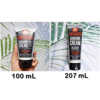 ครีมโกนหนวด Caffeinated Shaving Cream 100 or 207 ml (Pacific Shaving Co.®)