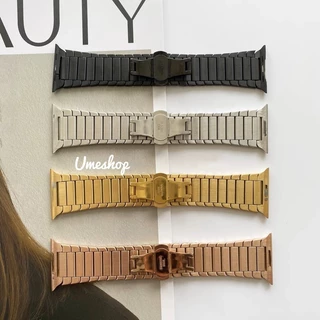 เหลี่ยม สายสําหรับ iwatch สายนาฬิกา ปรับได้ 41/40/44/45/46/49mm watch se11/10/8/9/7/6/5/4/3/2/1/S/E สาย นาฬิกา เหลี่ยม