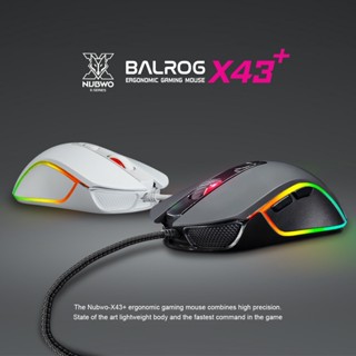 MOUSE (เมาส์) NUBWO BALROG X43 PLUS รับประกัน 2 ปี