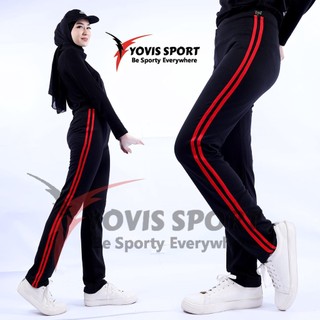 Celana senam wanita  olahraga wanita Yovis Sport / celana das panjang