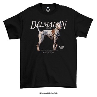 เสื้อยืดลาย DALMATIAN (แดลเมเชียน)Classic Cotton Unisex by 【Nothing Hills】