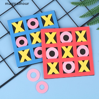 Magicalhour ^ Tic Tac Toe พ่อแม่ลูกปฏิสัมพันธ์เกมกระดานหมากรุกวัวตลกของเล่นเพื่อการศึกษา * ใหม่