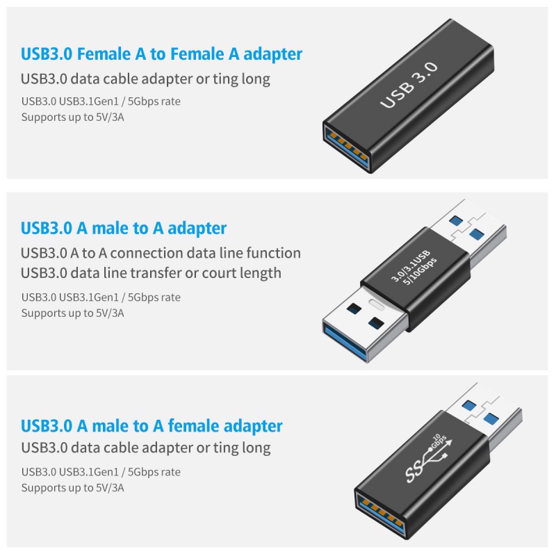 Ankndo อะแดปเตอร์เชื่อมต่อสายเคเบิล USB 3.1 USB 3.0 ตัวผู้ เป็นตัวเมีย สําหรับแล็ปท็อป คอมพิวเตอร์ ราคา ถูกที่สุด ดีลบีเคเค แกลเลอรีภาพที่ 6