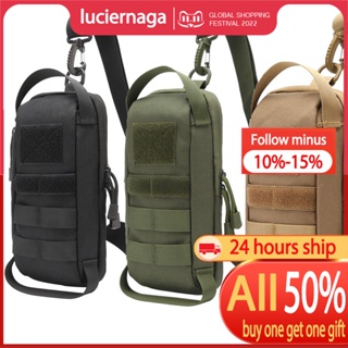 Luc 1000D Molle กระเป๋าคาดอก สะพายไหล่ EDC Crossbody เหมาะกับการพกพาเดินทาง เล่นกีฬา