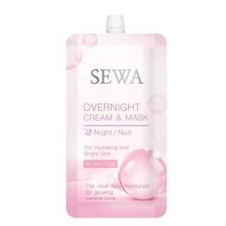 SEWA OVERNIGHT CREAM &amp; MASK เซวา โอเวอร์ ไนท์ ครีม แอนด์ มาสก์