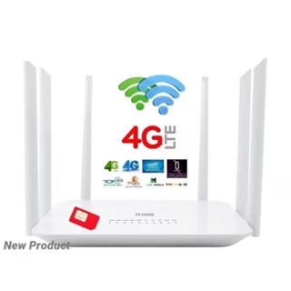 4G Router 1200Mbps 2.4+5G Fast and Stable 6 Antennas High-Performance