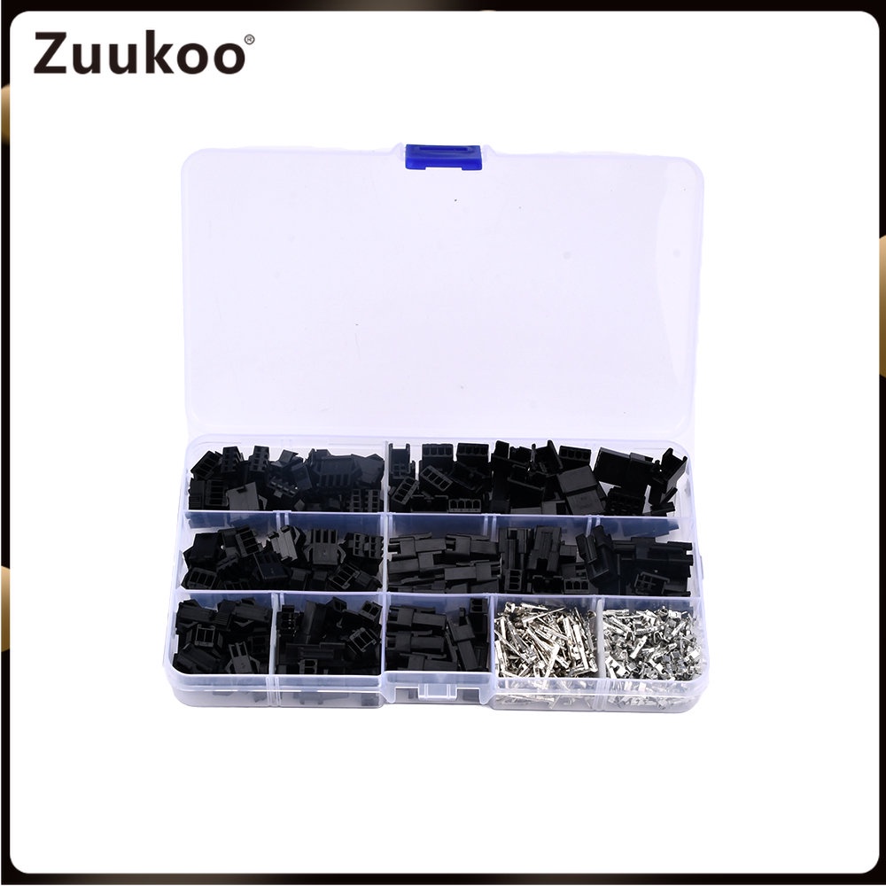 480 ชิ้น 2.54 มิลลิเมตร Pitch SM 2 3 4 พินชายและหญิงปลั๊กที่อยู่อาศัยและ Pin Header Crimp Terminals Connector Kit