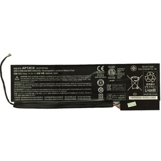 Battery ACER AP13C3I, 3ICP7/67/90, 3ICP7/67/90, AP13C3I (4850mah, 11.1V ) มีสินค้าพร้อมส่ง แถมจัดส่งฟรี KDJU