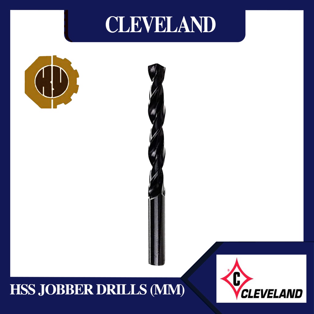 1.4 มม. - 8.4 มม. CLEVELAND HSS JOBBER DRILLS / PC / สว่าน