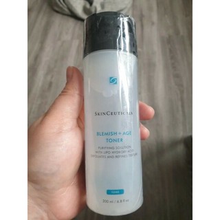 ✨ของขวัญฟรี★ตัวอย่างฟรี✨SkinCeuticals Blemish + Age Toner 200ml