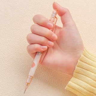 ดินสอกด ลายพีช สุ่มลาย ขนาด0.5 mm อุปกรณ์เครื่องเขียน พร้อมส่ง
