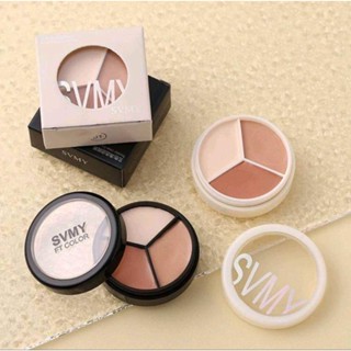 [[ส่งจากไทย! 🇹🇭]] SVMY คอนซีลเลอร์เนื้อครีม 3 สี เนื้อครีมเกลี่ยง่าย ปกปิด บางเบา ช่วยให้ผิวเรียบเนียน เป็นธรรมชาติ