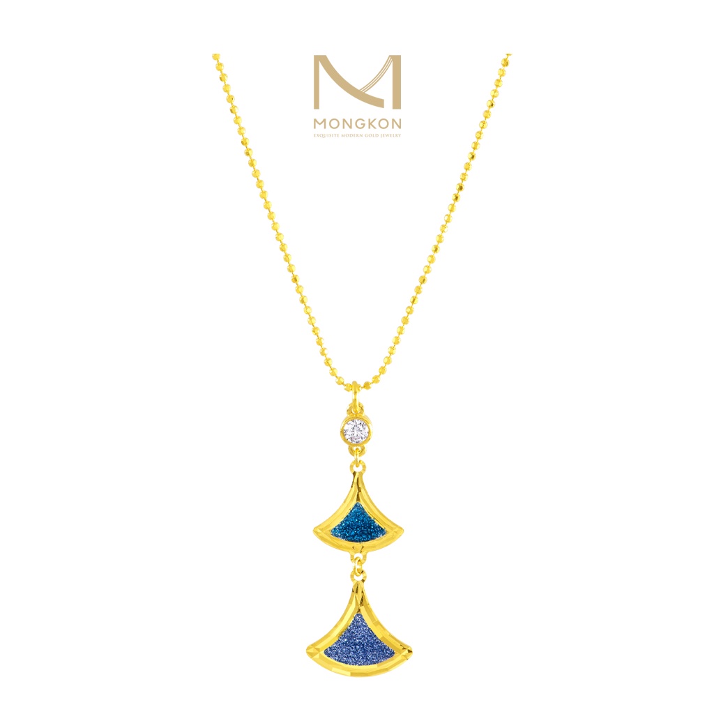 Mongkon Gold ทองคำแท้บริสุทธิ์สูง 96.5% สร้อยคอ 1 สลึง Palm Dia