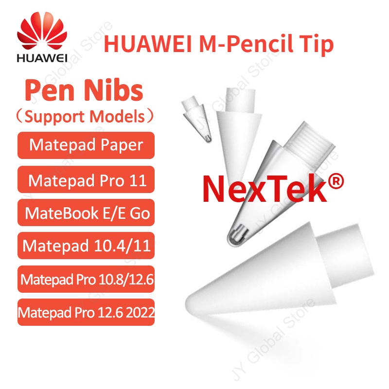แท้100% HUAWEI M-Pencil (รุ่นที่สอง) ปลายปากกาเปลี่ยน Tip Replacement สําหรับ Matepad 10.4/11/Pro 10.8/11/12.6/12.6 2022, Matebook E/E Go